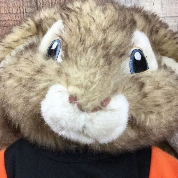 Build A Bear BABW Bunny‎ Rabbit Hop Movie Plush 13" Stuffed Animal Harley Shirt - Picture 2 of 11